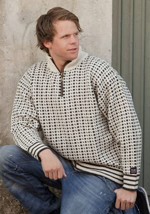 Viking Islender med Fleece i halsen