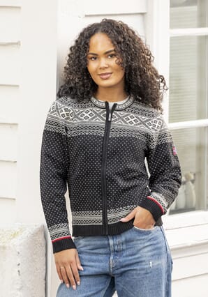 Setesdal jakke svart/hvit