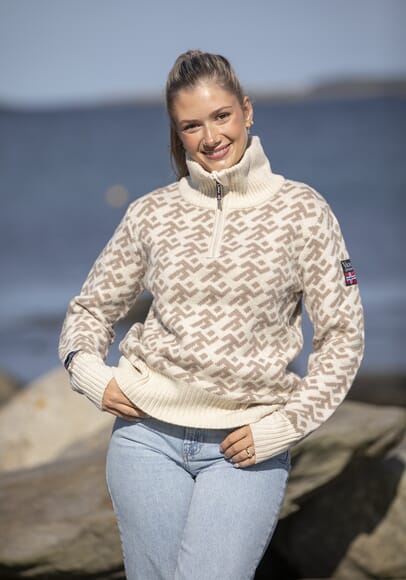 Springeren Ullgenser Naturhvit