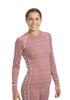 Viking Snø Trøye - Rosa m/sideprint Dame